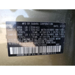 2024 SUBARU OUTBACK 4S4BTAFC7R3138097 80917325