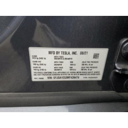 2021 TESLA MODEL S 5YJSA1E53MF439474 80058985