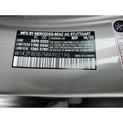 2021 MERCEDES-BENZ E-CLASS W1KZF8DB7MA902196 81527795