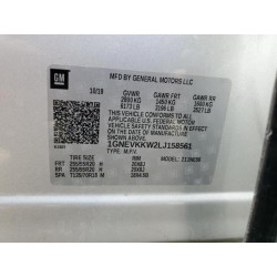 2020 CHEVROLET TRAVERSE 1GNEVKKW2LJ158561 82009605