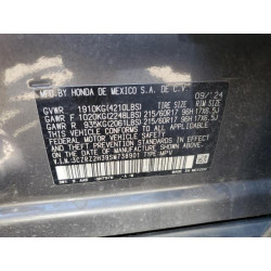 2025 HONDA HR-V 3CZRZ2H39SM738901 65193345
