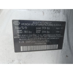 2020 HYUNDAI ELANTRA 5NPD84LF9LH567820 66893815