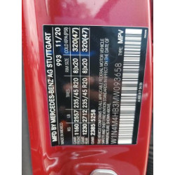 2021 MERCEDES-BENZ GLB-CLASS W1N4M4HB3MW093658 69811705