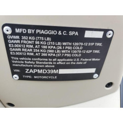 2024 VESPA GTS/SEI GI ZAPMD39M2R5400296 59617155