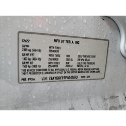 2023 TESLA MODEL Y 7SAYGDEE9PA042673 44798445