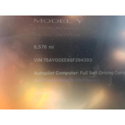 2025 TESLA MODEL Y 7SAYGDEE8SF294393 71731955