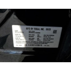 2020 TESLA MODEL X 5YJXCBE21LF305119 62733885