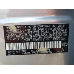 2021 LEXUS IS JTHCA1D25M5113140 71405255
