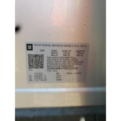 2021 CHEVROLET EQUINOX 3GNAXHEV7MS110438 80108655