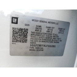 2020 CHEVROLET MALIBU 1G1ZC5STXLF111281 82130175