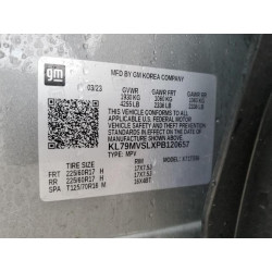 2023 CHEVROLET TRAILBLZR KL79MVSLXPB120657 85510805