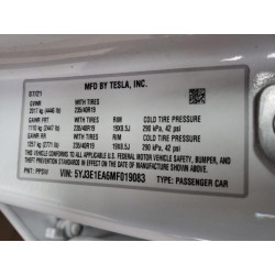 2021 TESLA MODEL 3 5YJ3E1EA6MF019083 82231125