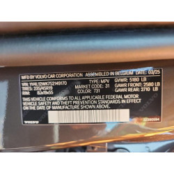 2025 VOLVO V60 YV4L12WK7S2149170 69012685