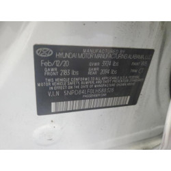 2020 HYUNDAI ELANTRA 5NPD84LF0LH588328 81624515