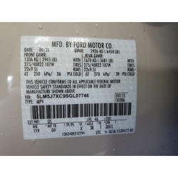 2025 LINCOLN AVIATOR 5LM5J7XC9SGL07746 80935025