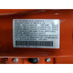 2026 HONDA PASSPORT 5FNYF9H58TB002655 62273595
