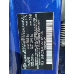 2021 HYUNDAI ELANTRA 5NPLS4AG5MH032168 82263405