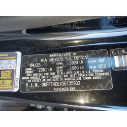 2025 KIA K4 LX 3KPFT4DEXSE135902 85311845
