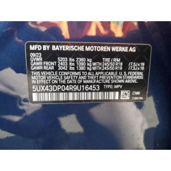 2024 BMW X3 5UX43DP04R9U16453 84910445