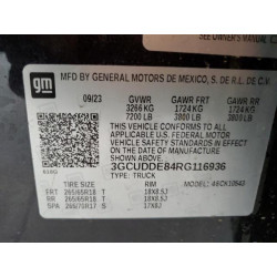 2024 CHEVROLET ALL Models 3GCUDDE84RG116936 61076255