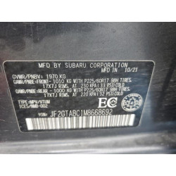 2021 SUBARU CROSSTREK JF2GTABC1M8668692 83861355