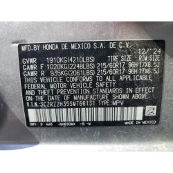 2025 HONDA HR-V 3CZRZ2H35SM766131 85366885