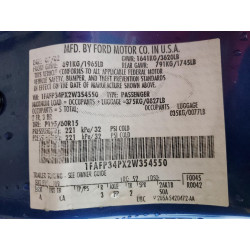 2002 FORD FOCUS