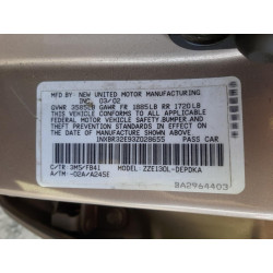 2003 TOYOTA COROLLA
