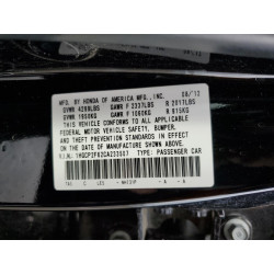 2012 HONDA ACCORD