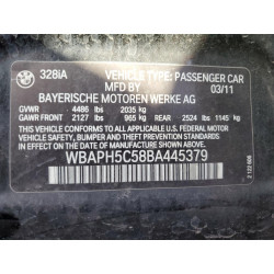 2011 BMW 3 SERIES