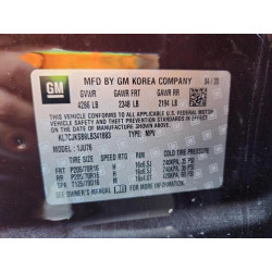 2020 CHEVROLET TRAX KL7CJKSB8LB341883 71560305