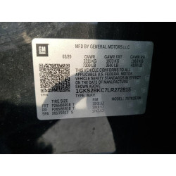 2020 GMC YUKON 1GKS2BKC7LR272815 89708995