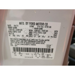 2011 FORD ESCAPE