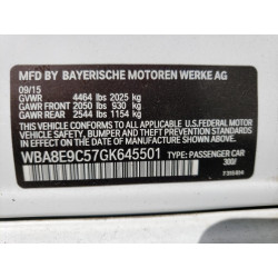 2016 BMW 3 SERIES