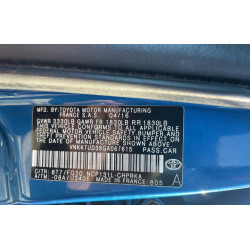 2016 TOYOTA YARIS