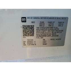 2023 CHEVROLET EQUINOX 3GNAXHEG4PL102216 96174315