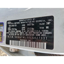 2020 KIA OPTIMA 5XXGT4L30LG427331 99157455