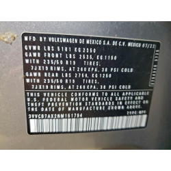 2022 VOLKSWAGEN TIGUAN 3VVCB7AX2NM151794 97864995
