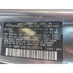 2022 HYUNDAI PALISADE KM8R74HE4NU390574 95798885