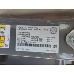 2023 HONDA CRV 2HKRS4H77PH124015 85909005