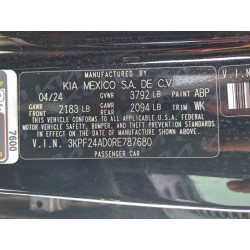 2024 KIA FORTE 3KPF24AD0RE787680 98658015