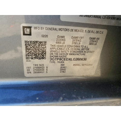 2020 GMC SIERRA 3GTP8CEDXLG260636 97627115