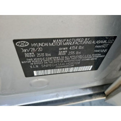 2020 HYUNDAI SONATA 5NPEG4JA4LH030108 95869635