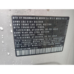 2022 VOLKSWAGEN TIGUAN 3VV3B7AX7NM171670 96255345