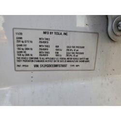 2021 TESLA MODEL Y 5YJYGDEE0MF078697 98900795