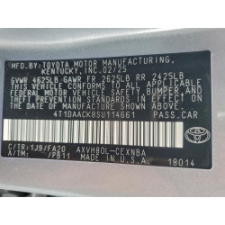 2025 TOYOTA CAMRY 4T1DAACK8SU114661 94803265