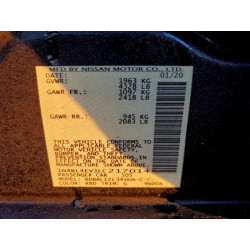 2020 NISSAN ALTIMA 1N4BL4EV3LC217014 96278255