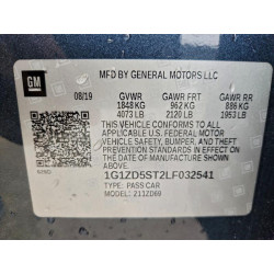 2020 CHEVROLET MALIBU 1G1ZD5ST2LF032541 95424215