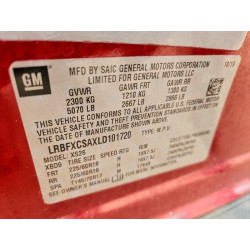 2020 BUICK ENVISION LRBFXCSAXLD101720 97647295