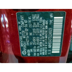 2025 HYUNDAI KONA KM8HB3A37SU246929 98013315